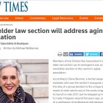Steve Benmor Featured in article - New elder law section will address aging population